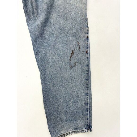 VINTAGE Levi's 550 Relaxed Fit Denim Jeans Men 37 X 30 Blue Tag Size 38 x 30 - Picture 7 of 12